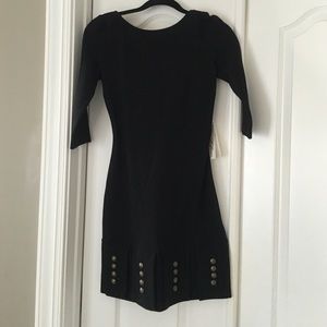 Mara Hoffman fitted flap dress with studs